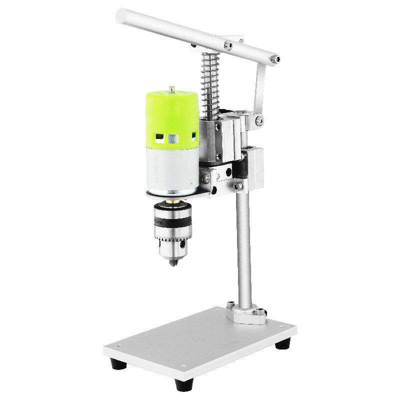 DIY小型迷你微型台钻桌面打孔机直流调速电钻打眼机家用精密台钻