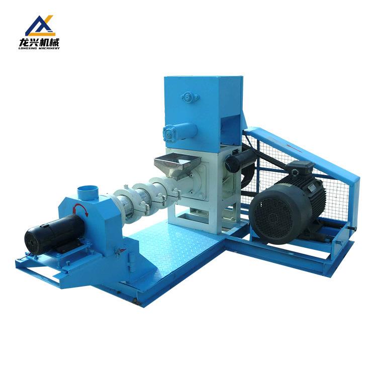 全自动水产鱼饲料膨化机猫粮狗粮机制粒机养殖牛羊饲料颗粒膨化机