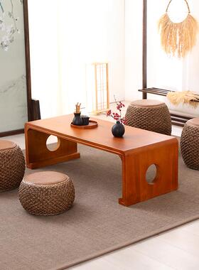 藤编家矮茶凳创意凳手圆工草编VGJ坐墩沙发几凳子用客厅卧室实木