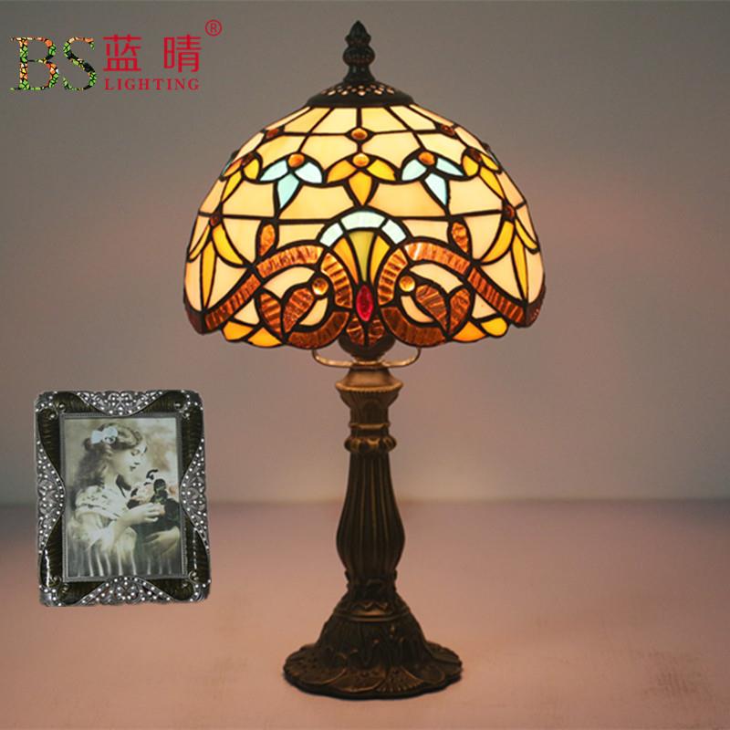 跨境出口蒂欧式台灯卧室床头复古怀旧创意餐厅咖啡馆酒吧暖光台灯