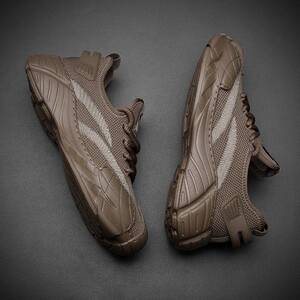 潮牌春季新款男鞋软底运动鞋透气飞织网面一脚蹬户外徒步休闲运动