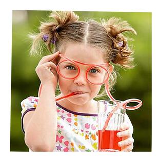 创意吸管眼镜玩具 孩子夏天胡子乐趣软