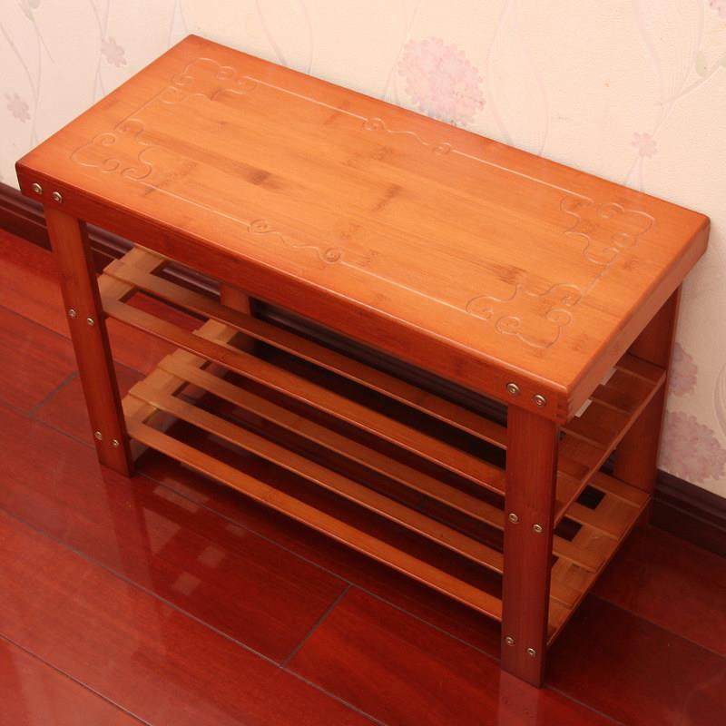楠竹鞋架简易换鞋凳家用进门口穿鞋凳子实木小鞋柜多层收纳置物架,住宅家具,鞋架,淘宝优惠券,粉丝福利购,淘宝优惠卷