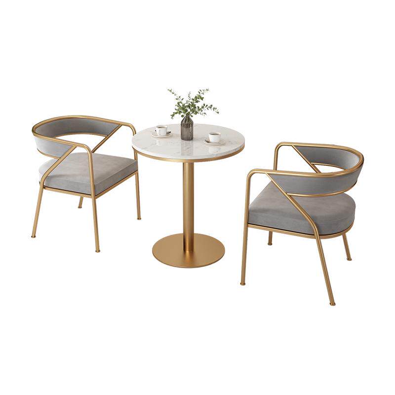 北欧简约休闲咖啡厅甜品奶茶店西餐厅桌椅组合洽谈接待网红餐椅