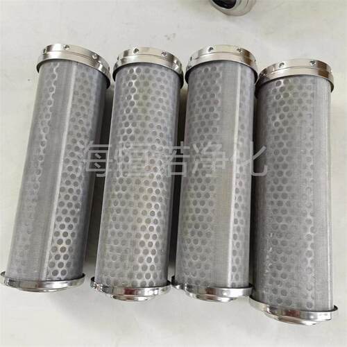 04不锈钢金属网滤芯21FC5121-160*400-25精轧机架辊润滑站过滤芯