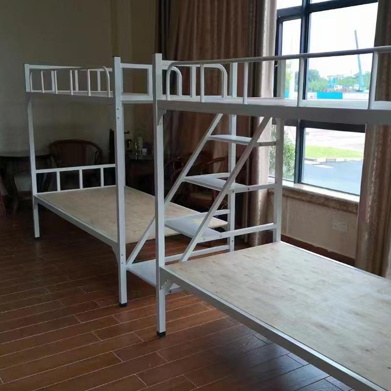 连连体中梯体中梯四学位上下铺铁床校寝室鞋柜步人梯带宿舍铁床双