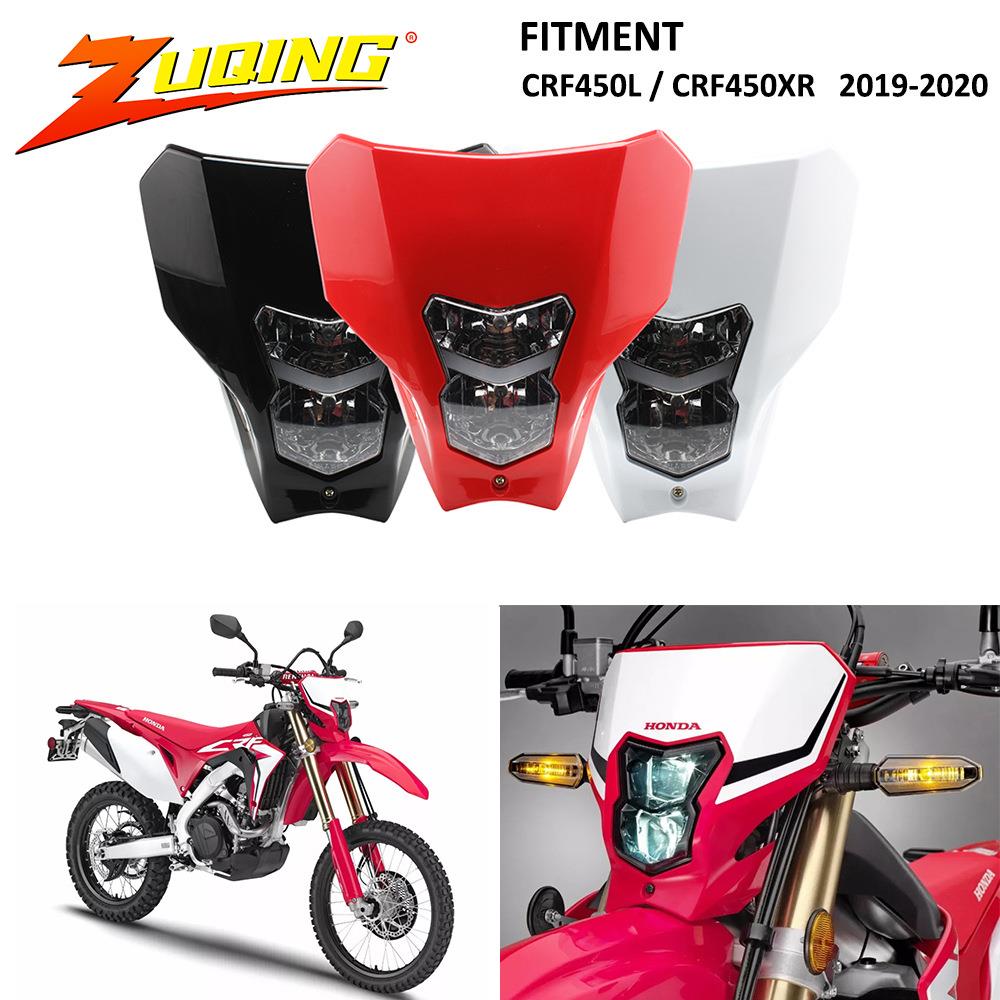 越野摩托车前车大灯改装适用于CRF450L450XR19-23前脸灯车头总成