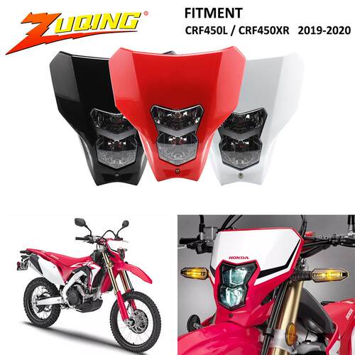 越野摩托车前车大灯改装适用于CRF450L450XR19-23前脸灯车头总成