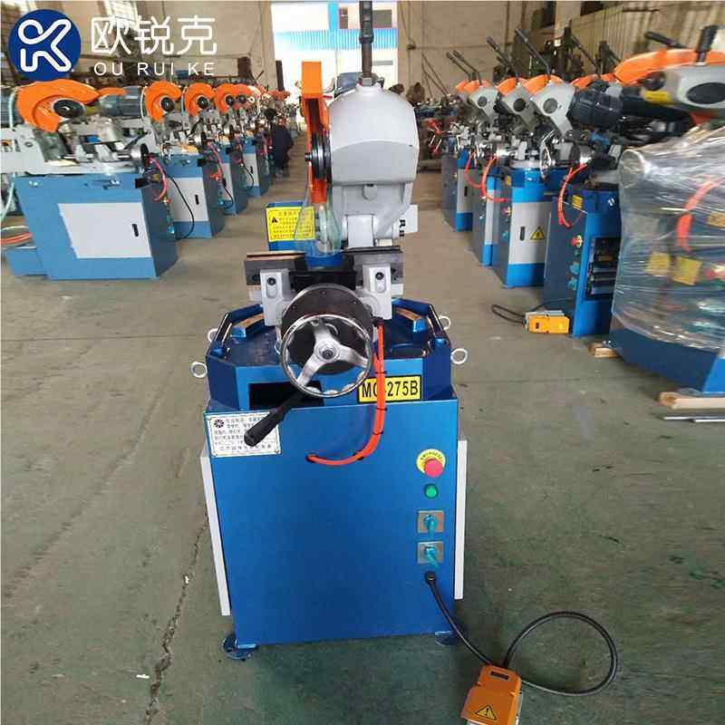 毛厂定制275275气动气动切管机刺切割家机 不锈钢管切割机金无属