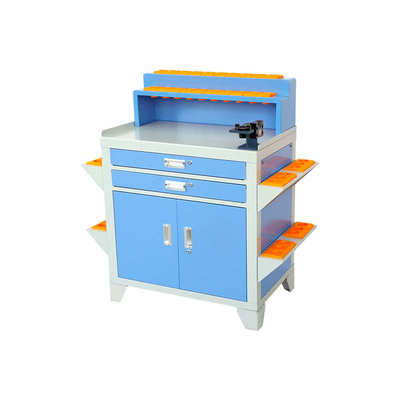 CNC加工中心工作台BT40/BT50重型钳工台刀柄架HSK63工具柜拆刀桌