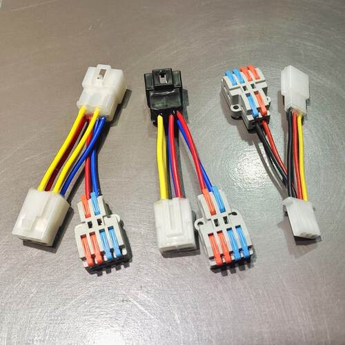 适用雅迪台铃小牛九号电动车DC转换器取电线可接射灯免破线12V接