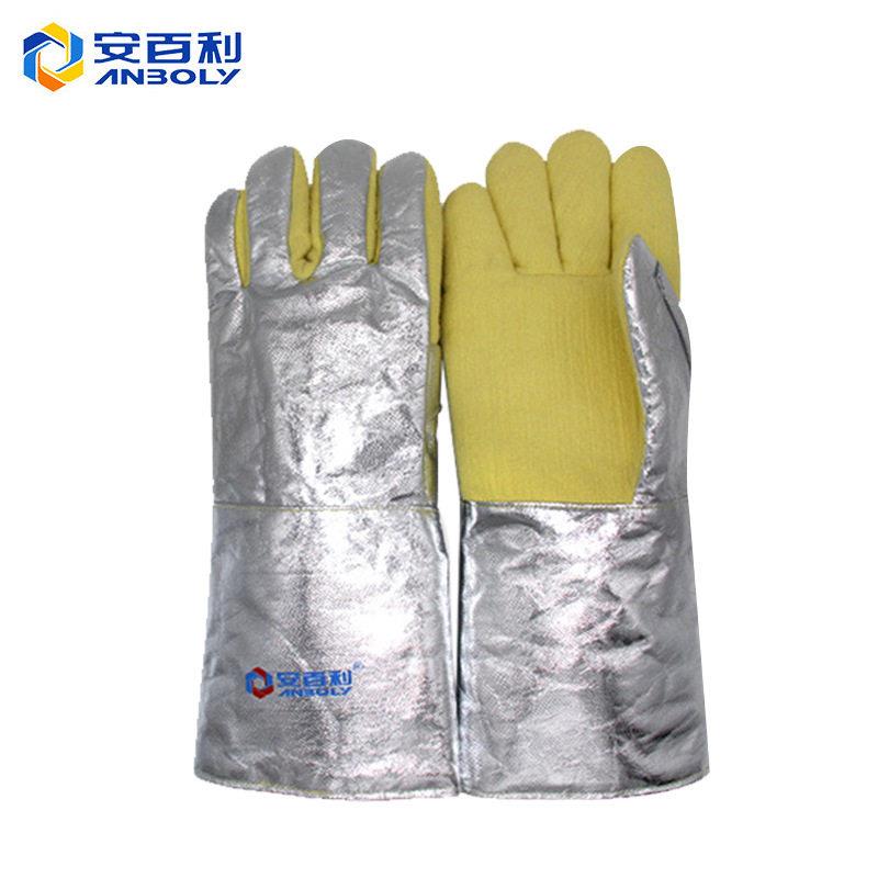 安百利ABL-S521耐温500度铝箔背面隔热防烫钢铁冶金芳纶手套