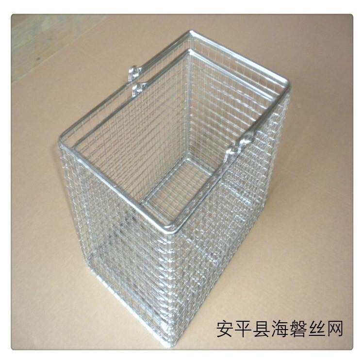 不锈钢丝编织网网框网篮消毒清洗网框网篮不锈钢材质储物网箱