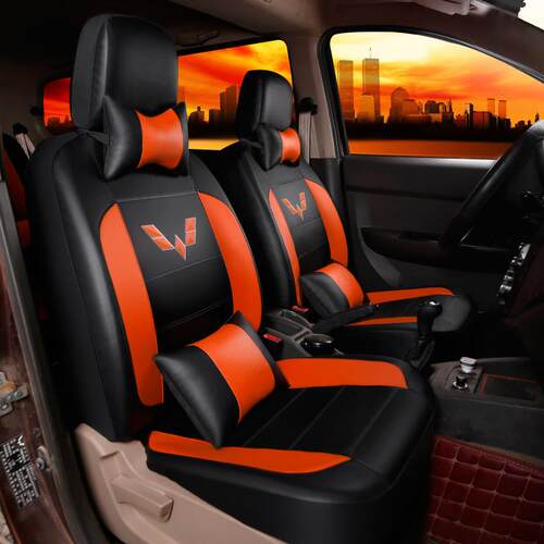 适用五菱荣光加长版6450/6407荣光V/S面包车7坐9四季皮革座套汽车