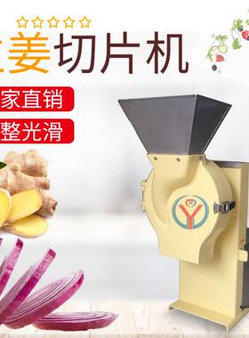 立式生姜大蒜切片机 商用厨房马铃薯洋葱切薄片机 红葱头切段机