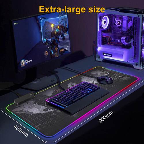 Luminous mouse pad, gaming LED desk pad,keyboard pad鼠标垫