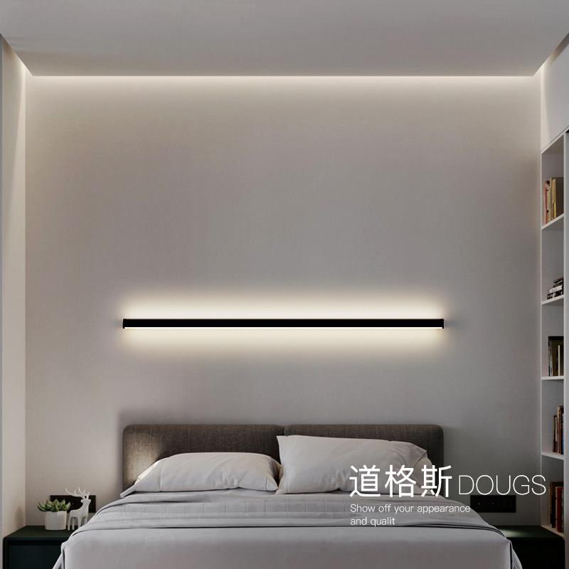 卧室床头壁灯现代简约客厅沙发背景墙气氛灯2025新款一字长条壁灯