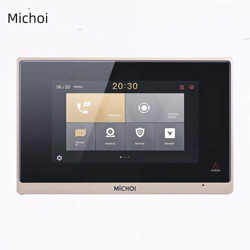 麦驰MiCHOI可视对讲室内机526R7系列可视对讲机通用S8AIP/LIP/IP