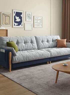 原木排位发布艺现PRX代三大小直户型爆款客厅阳台公寓棉沙麻沙发