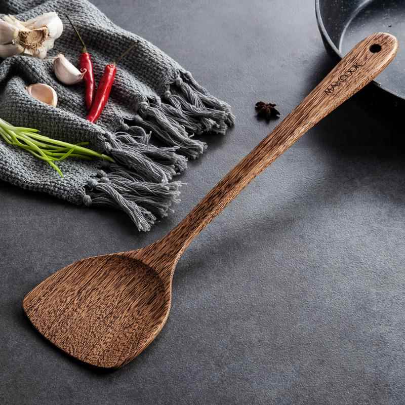 木铲子不粘锅专用锅铲鸡翅木家用炒菜木头铲子木质汤勺厨具竹菜铲