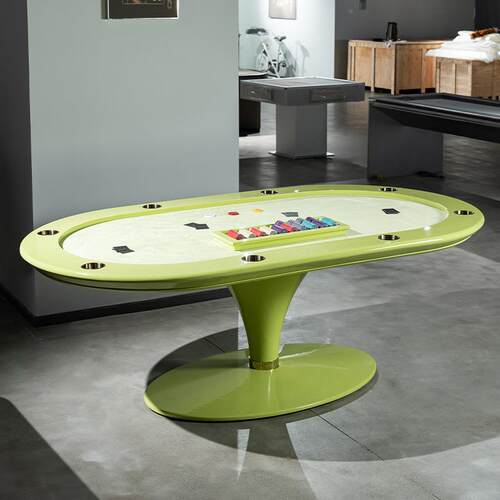 轻奢高端德州扑克桌多人德扑竞技桌面筹码棋牌室德州桌子