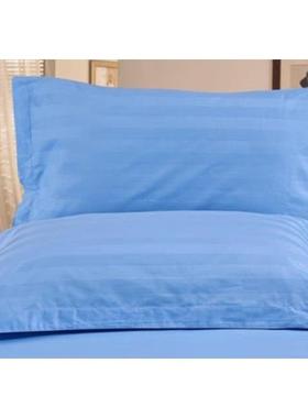 纯蓝色宿舍一对装全棉纯棉枕头套大号床上用品隔脏保护套四季通用