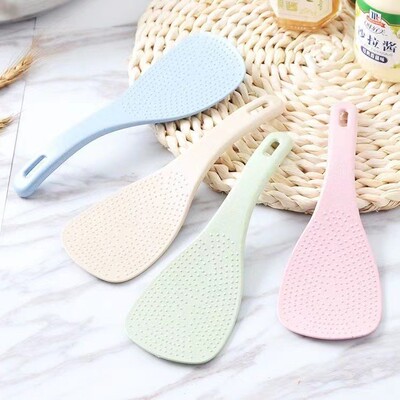 Rice spoon made from wheat straw, non-stick rice serving spo