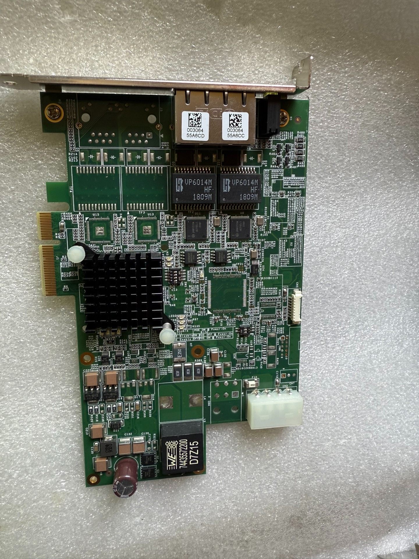 台湾凌华双通道PoEW图像采集卡PCIe-GIE72C