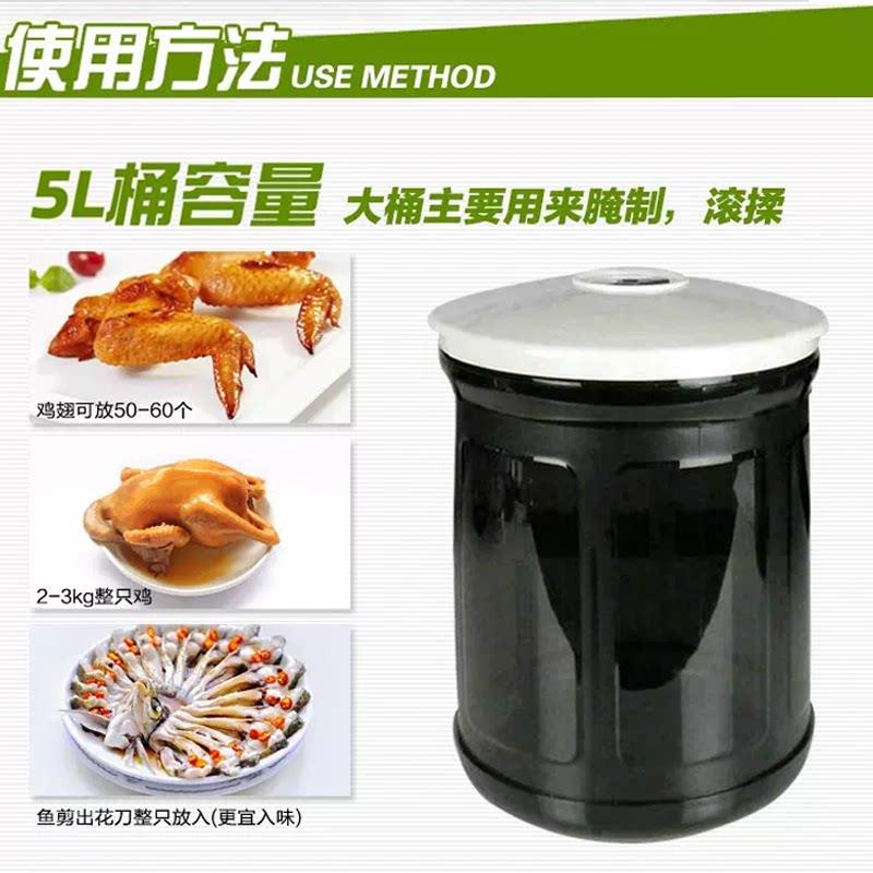 上豪腌制机5Ｌ大桶腌肉真空保鲜滚揉机真空保鲜滚揉机配件图片