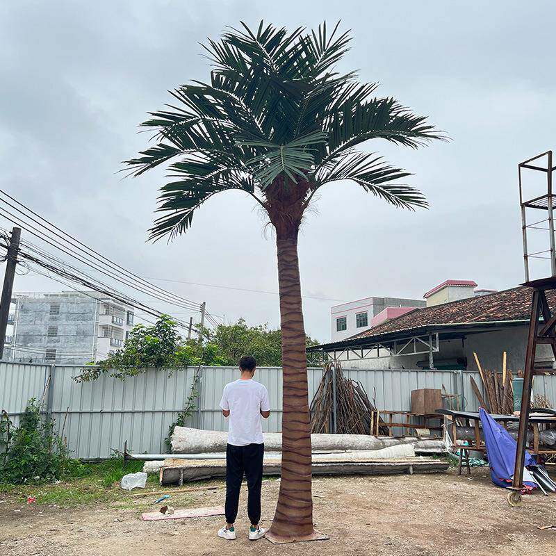 仿真椰子树 大型玻璃钢仿真椰子树 室内外装饰景观工程仿真椰子树