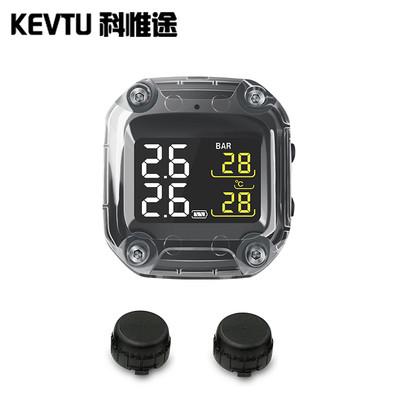 KEVTU科惟途摩托车胎压监测器内置外置机车两轮无线检测仪报警T1S