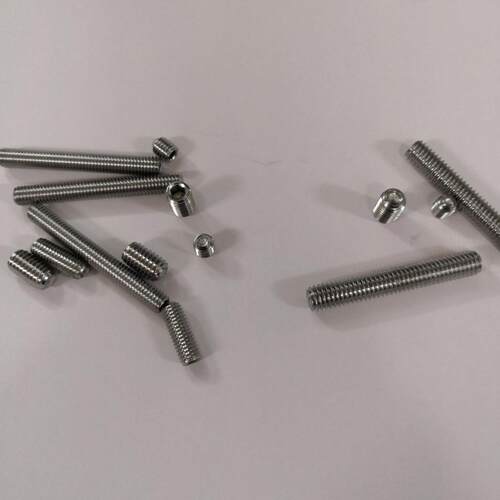 US332S304不锈钢GB80丝DIN916内六角凹1端紧定止付机米螺M.6M2系