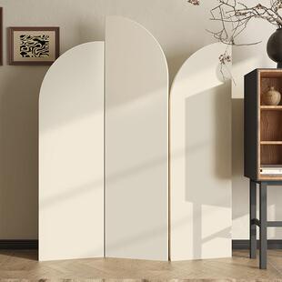 简约现代屏风隔断挡板卧室可折叠移动纯色造型不规则办公室用遮挡