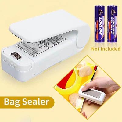 1pc Portable Bag Heat Sealer Plastic Package Storage Clip Mi