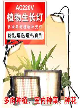 阳光Led植物生长灯温室蔬菜绿色植物花苗阳光多肉水生植物补光