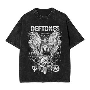 Deftones Around The Fur Cat Band T-shirt, Trendy Music