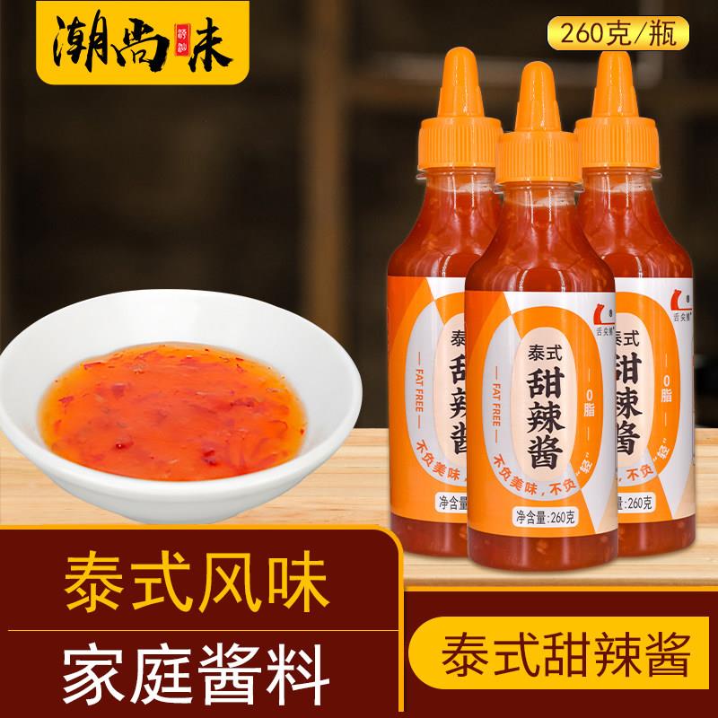 潮汕特色美食泰式甜辣酱调味料小吃休闲食品醺拌酱料美味蘸酱辣椒
