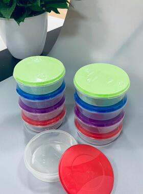 Plastic Food Storage Containers - Wholesale Round Compartmen