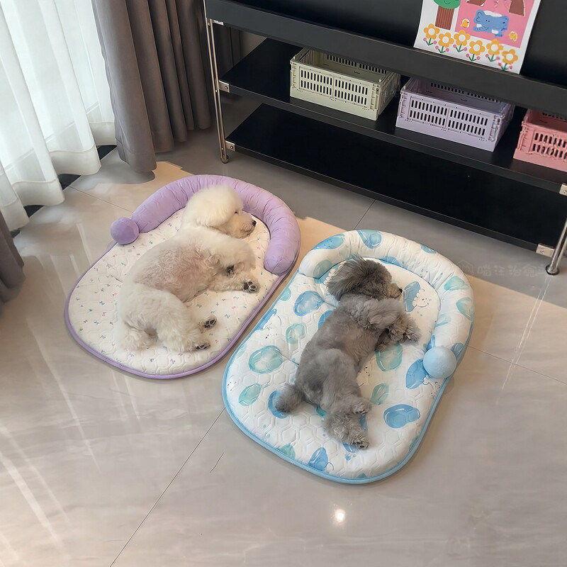 睡不醒了~宠物冰垫狗狗猫咪凉席睡垫狗窝床垫冰凉垫夏天降温神器.