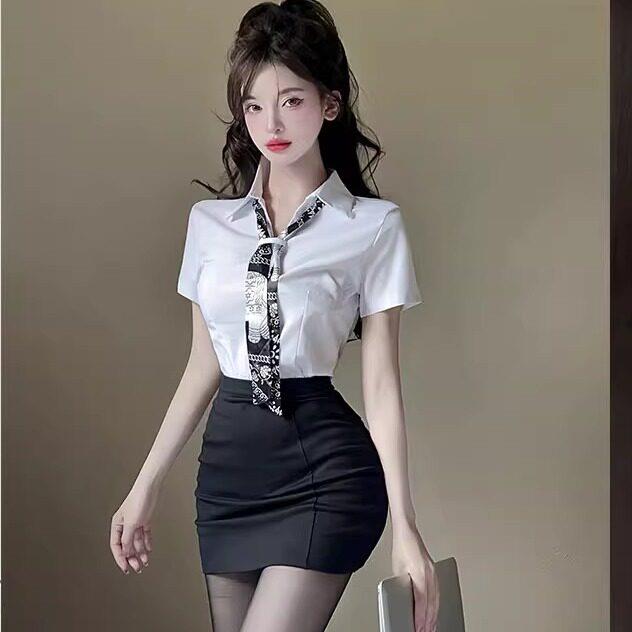 做足浴的工作服技师年轻款性感职业空姐制服气质套装柔式减龄