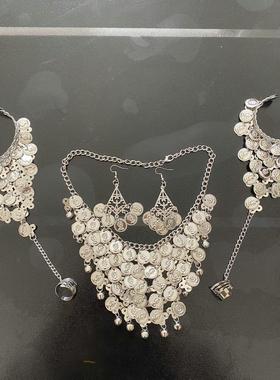 傣族舞蹈服装演出服水之灵舞蹈孔雀舞女儿童表演片鱼尾裙