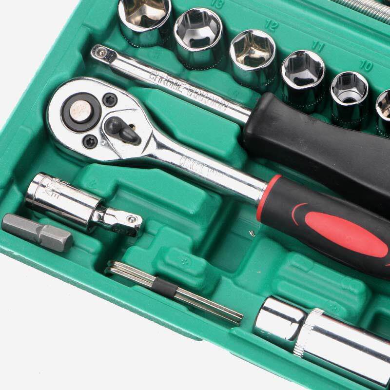 汽修工具套装套筒扳手批头棘轮旋具小飞快速脱落扳手五金工具组合