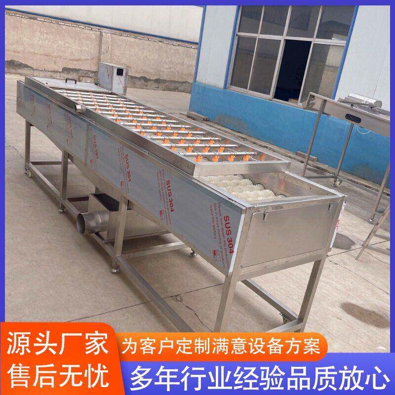 土豆红薯清洗去皮机 全自动玉米毛辊清洗流水 供应海鲜毛刷清洗机