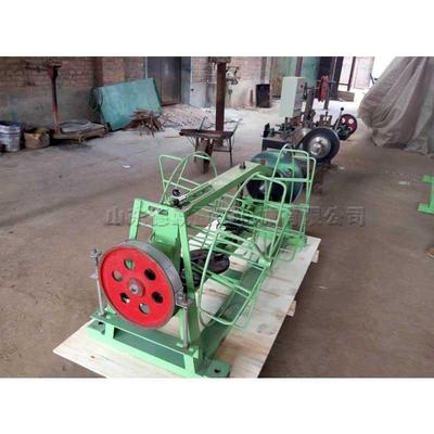 双股镀锌铁丝刺网机正反拧绳双股刺绳网机卧式小区防护刺网设备