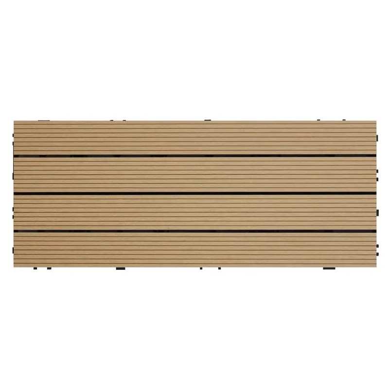 防水防腐DIY拼接花园庭院室外阳台地板户外塑木地板露台自铺改造