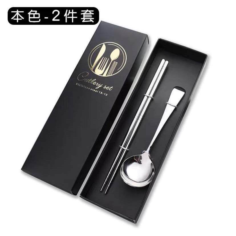 不锈钢加厚西餐勺创意可爱套装甜品勺饭勺汤勺调羹勺主勺筷 汤匙