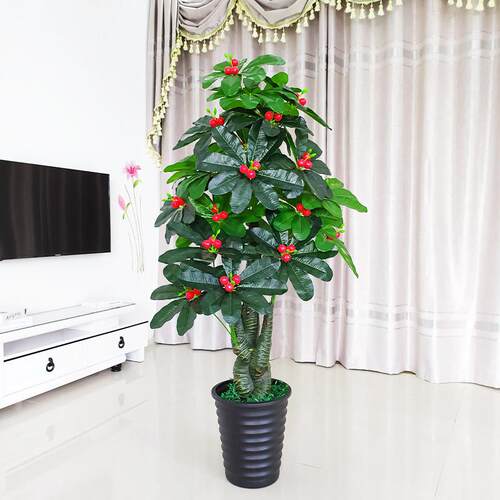 假花彷真发财树装饰植物室内假盆栽客厅花大型落地树绿植塑料盆景