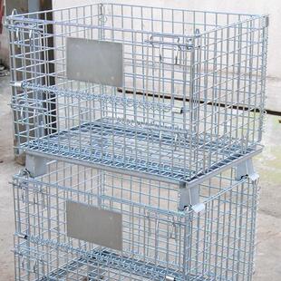 折叠式 仓储笼上海铁笼厂家网格料箱