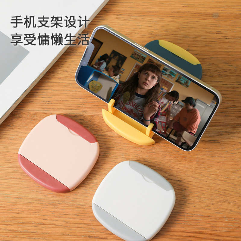 多功能手机清洁笔三合一手机支架带镜子手机电脑键盘清洁神器批发