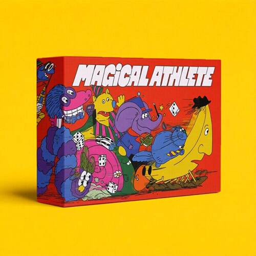 魔法运动员Magical Athlete英文桌游多人休闲聚会运动会飞行棋类